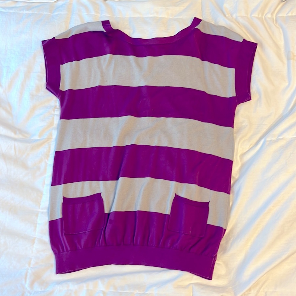 Xhilaration, small, grey and purple shirt